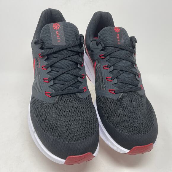 Nike Run Swift 3 Running Shoes Mens Black Red Sz 12 2,2,9,3:S-1466 - Picture 5 of 16